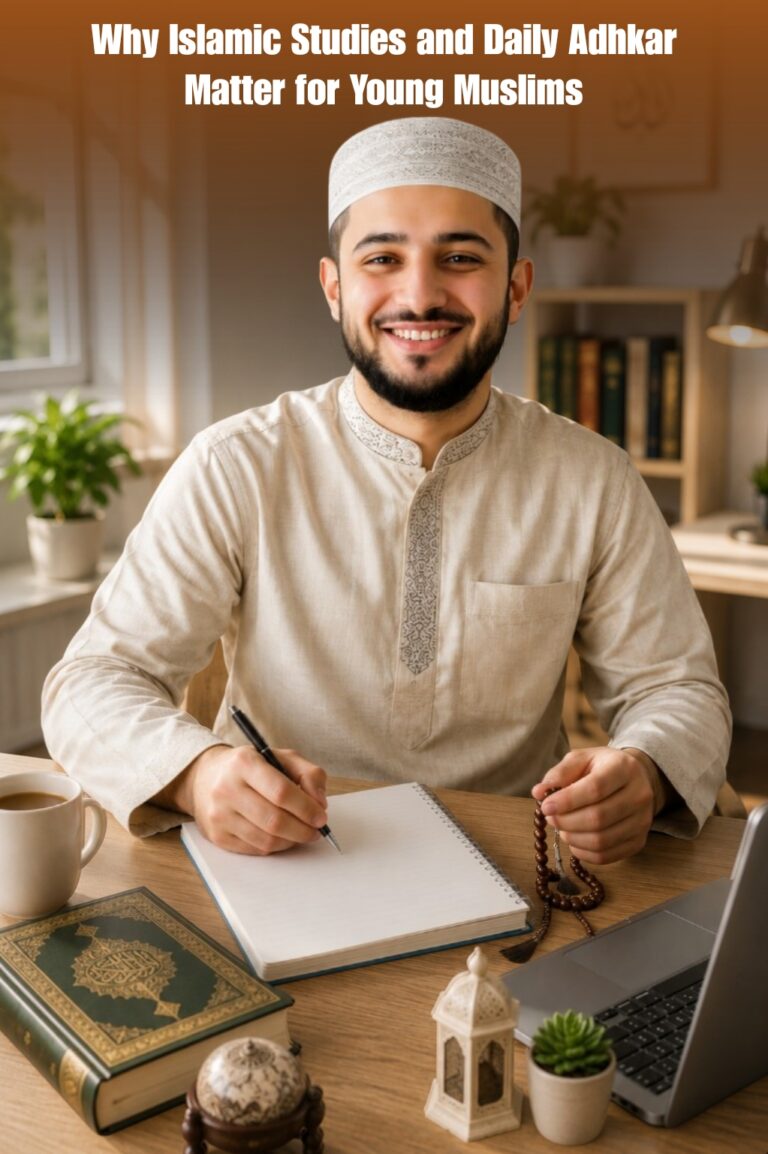 Young student learning and memorizing the Quran online with AlRehab Academy